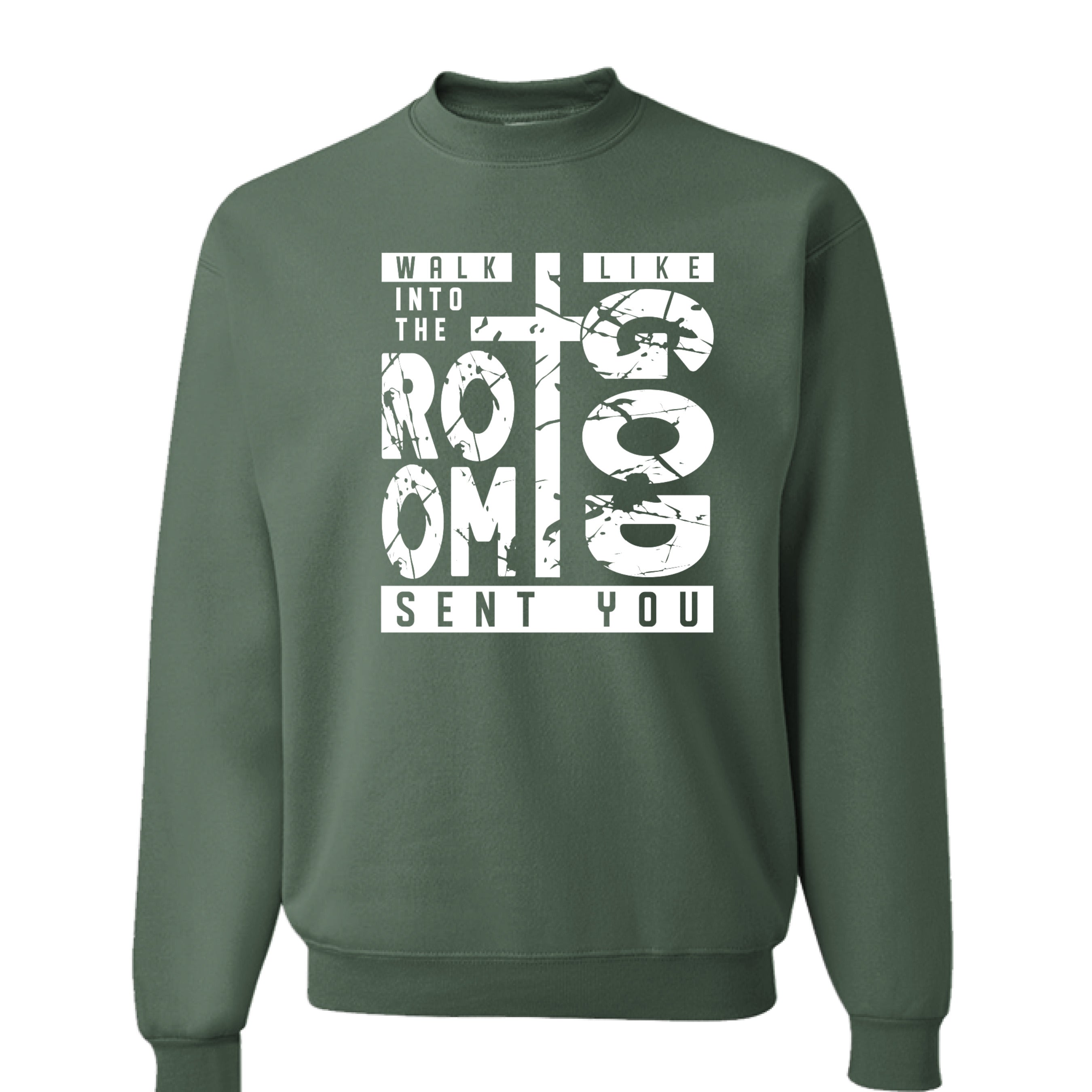 Military Green Heather - FRONT