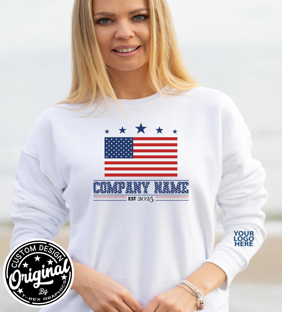 Stars & Stripes Crewneck Sweatshirt