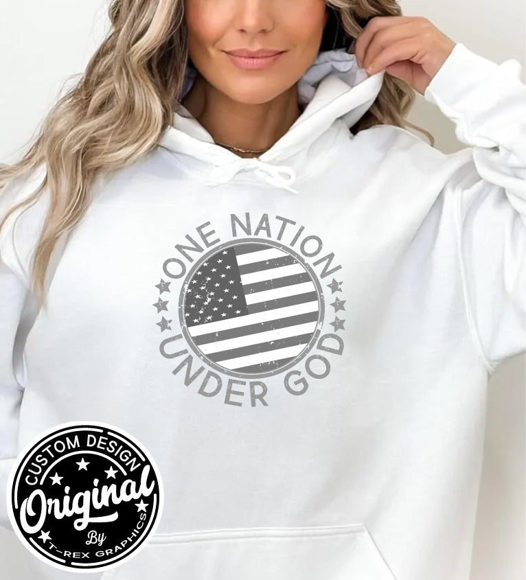 One Nation Under God Hoodie