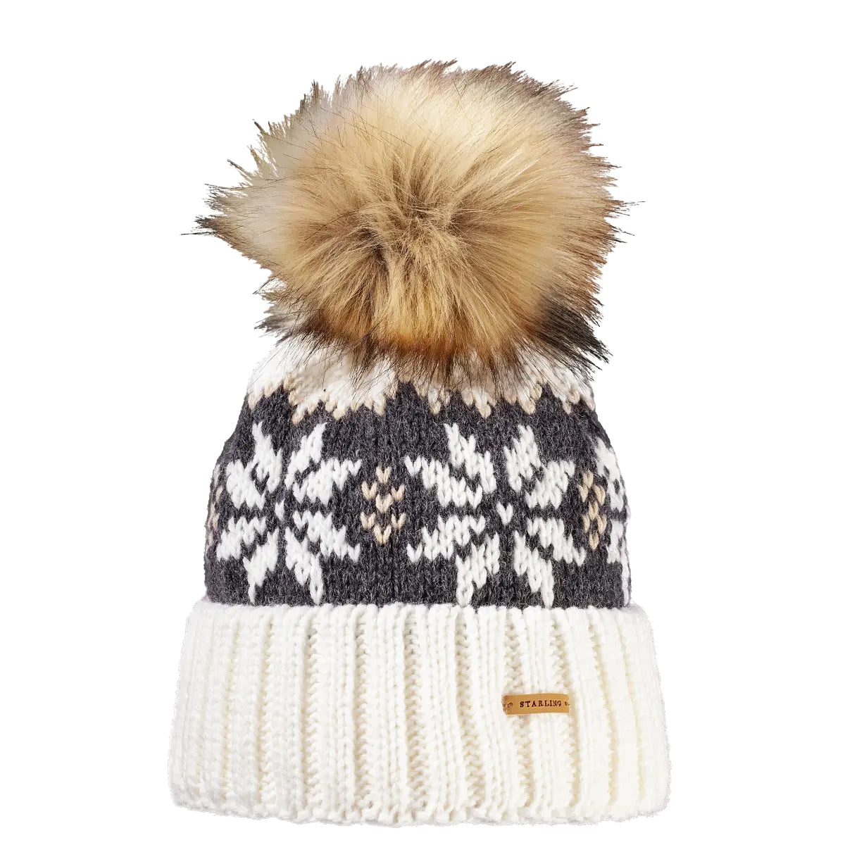 *Almost Sold Out 2 Left  *Starling Designer Hat Snowflakes